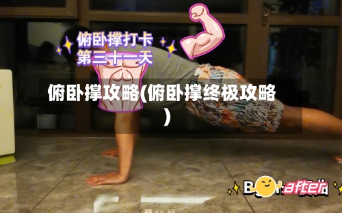 俯卧撑攻略(俯卧撑终极攻略)-第2张图片