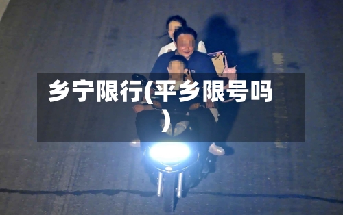 乡宁限行(平乡限号吗)-第2张图片